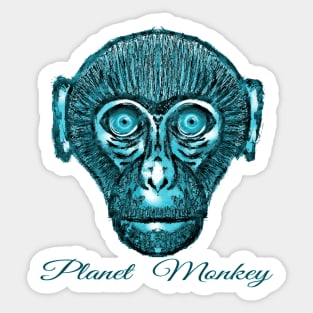 Bored Ape on Planet Monkey Sticker